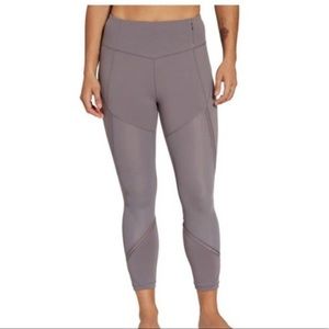 Calia Purple Leggings with mesh cut outs